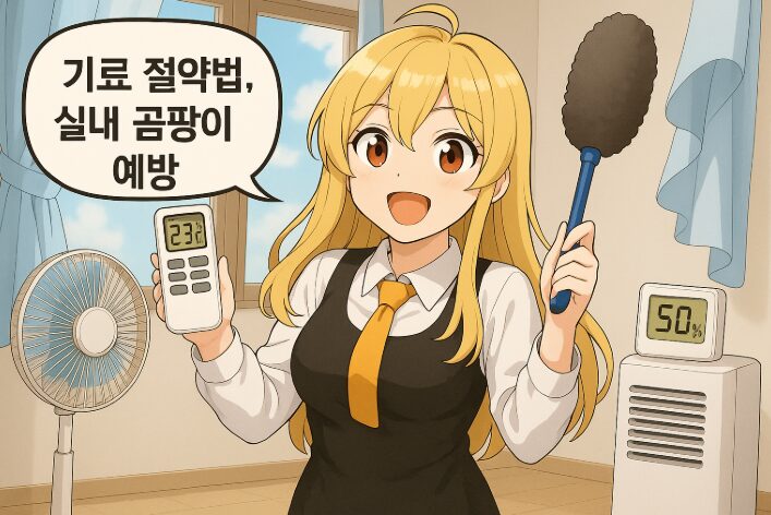 여름철 에어컨 곰팡이 방지와 전기료 절약법, 실내 곰팡이 예방까지 한 번에 정리!