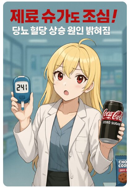 제로 슈가도 조심! 당뇨에 미치는 예상 못한 혈당 상승 원인