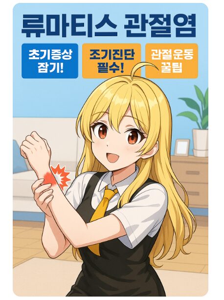 류마티스 관절염 초기증상, 이렇게 잡아보자! 조기진단과 운동법 꿀팁